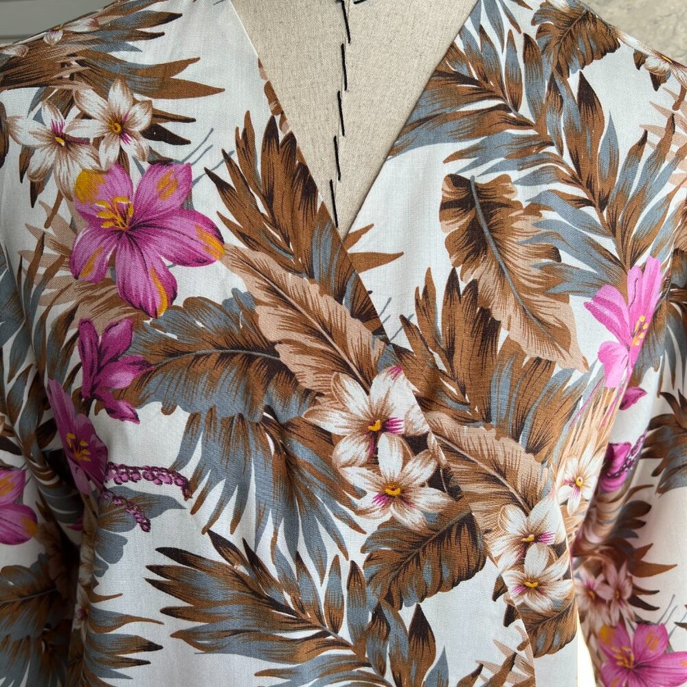 Pink Robe For Her, summer Robe, Vacation Wear - Picture 7 of 8